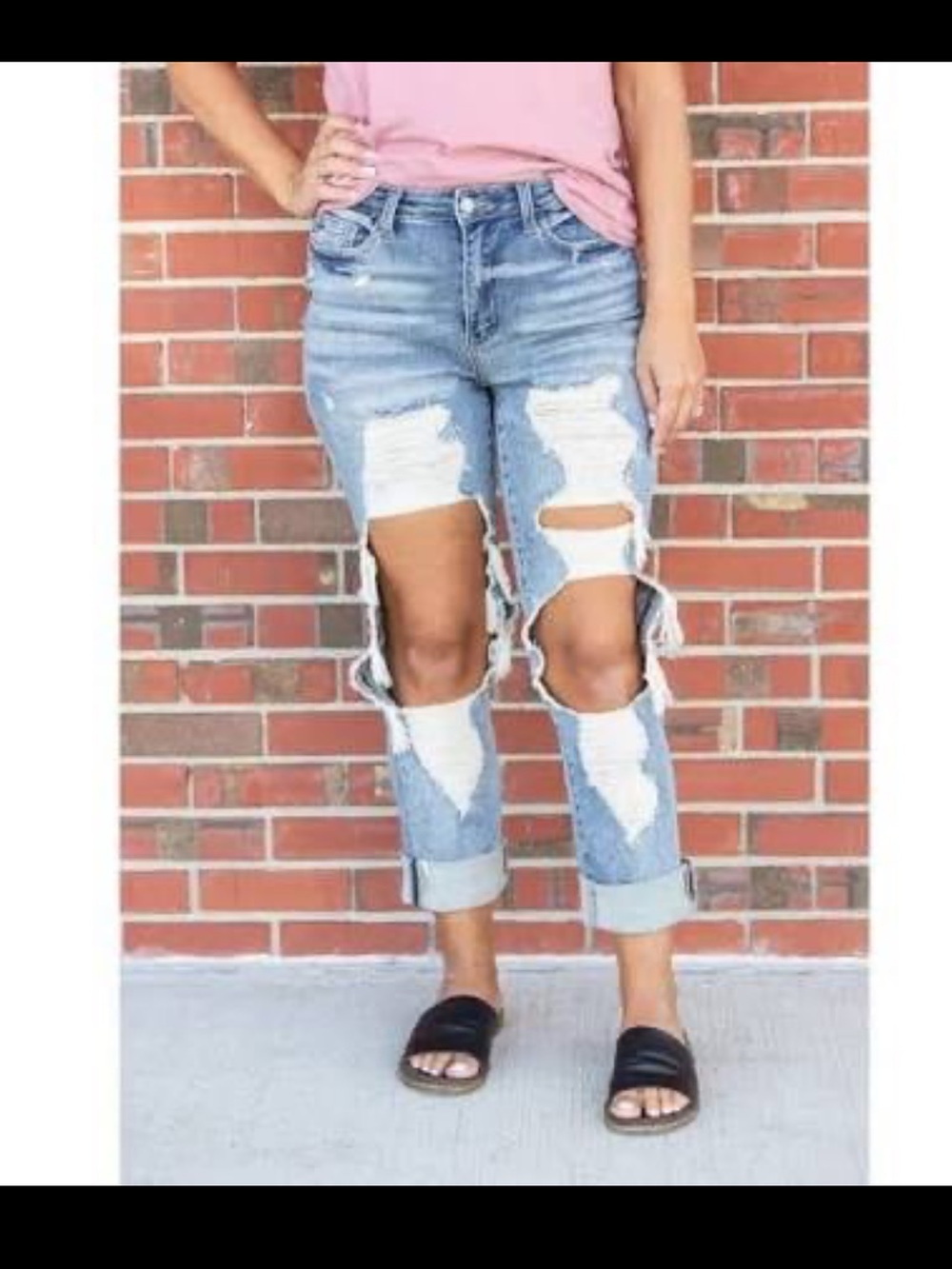 Judy Blue high waist straight shooter jeans